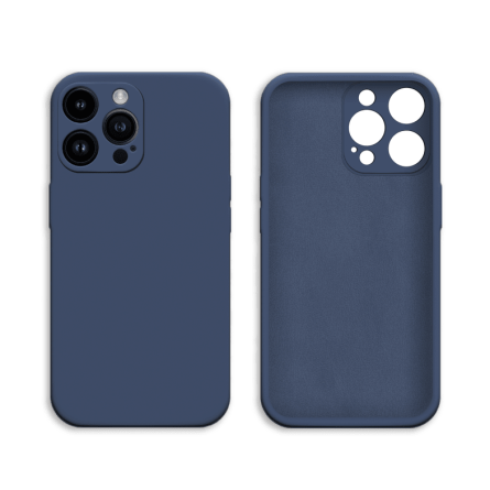 Mekana Silikonska Maskica za iPhone 13 Pro - Tamno plava 237475