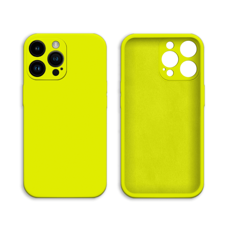Mekana Silikonska Maskica za iPhone 14 Pro - Žuta 237485
