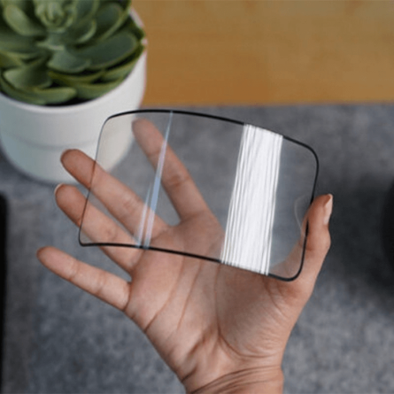 Zaštitno Staklo za ekran za iPhone 16 Pro Max / iPhone 17 Pro Max (3D Keramičko Staklo) - (Prozirno sa crnim rubovima) 257236