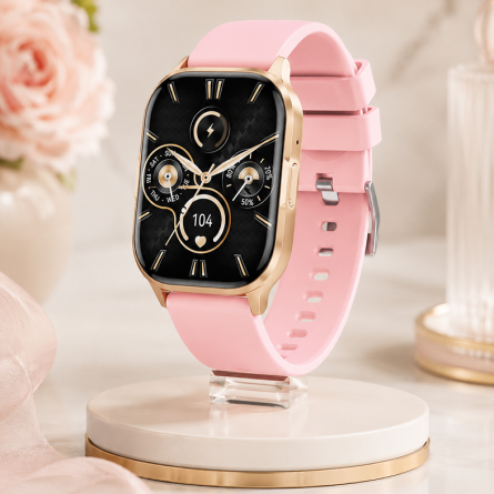 XO smartwatch J10 Amoled - Rose Gold 267075