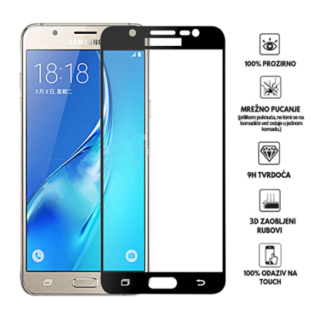 Galaxy J7 (2017) - 3D Zaobljeno Kaljeno Staklo 34063