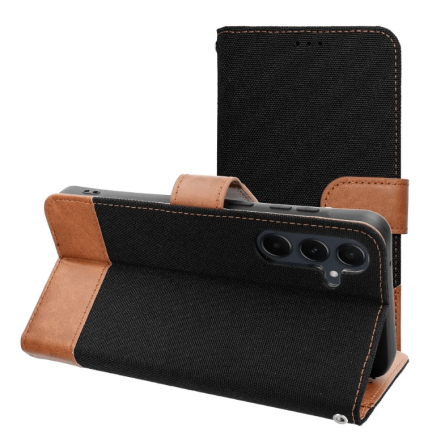 Jeans preklopna maskica za Samsung Galaxy A56 - Crna 268064