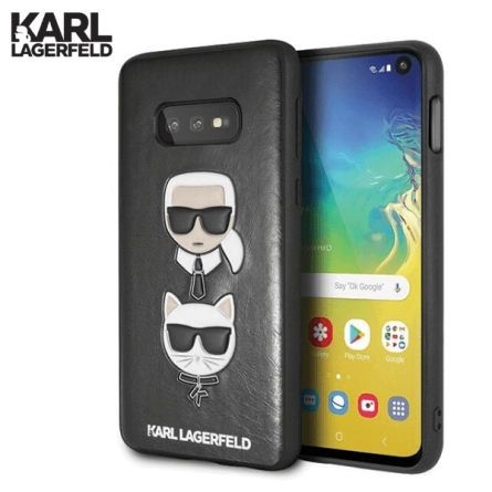 Kožna Karl Lagerfeld Maskica za Galaxy S10 Plus – Crna 43970