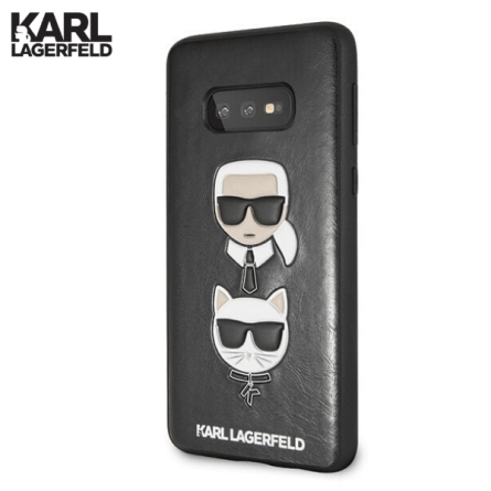 Kožna Karl Lagerfeld Maskica za Galaxy S10 Plus – Crna 43971