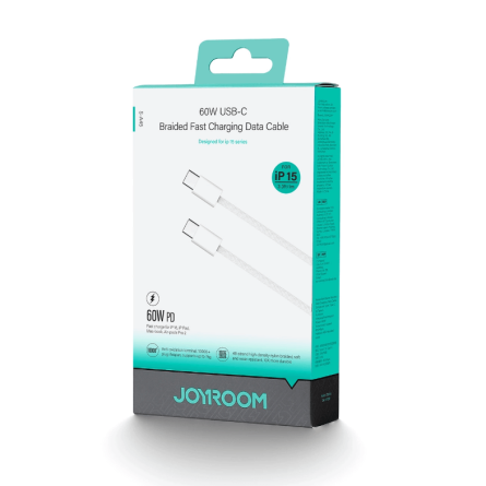 Joyroom Type-C na Type-C kabel - 60W - 100cm 251510