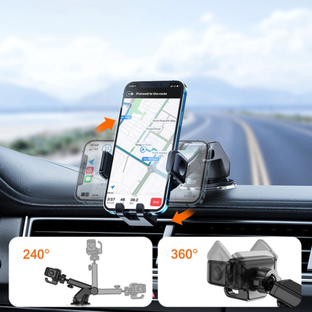 Joyroom Univerzalni Držač mobitela za armaturu automobila - crni 255169