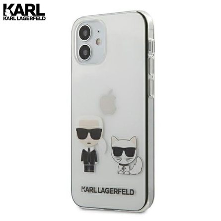Karl Lagerfeld Karl & Choupette Transparent maskica za iPhone 12 Mini 108880