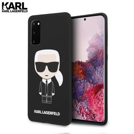 Karl Lagerfeld Silicone Ikonik maskica za Galaxy S20 – Crna 108617