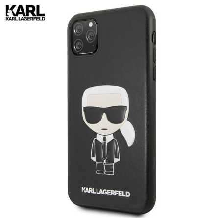 Kožna Etui Karl Lagerfeld Maskica za iPhone 11 Pro Max – Crna 100660