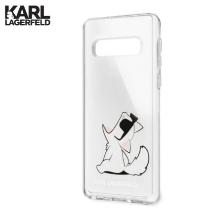 Karl Lagerfeld Choupette Fun za Galaxy S10 – Prozirna 43966