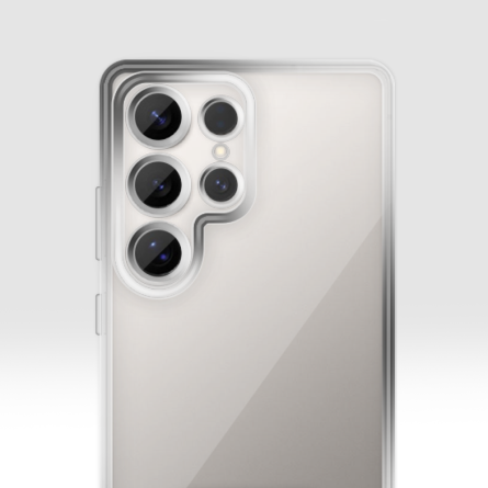 Kromirana prozirna maskica za Samsung Galaxy S25 Ultra - Srebrna 247092