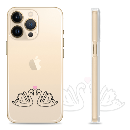 Silikonska maskica za mobitel - Love Swan - LA-11 239845