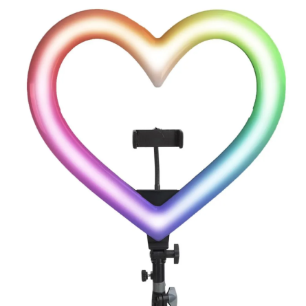 Led RING svjetiljka RGB Heart od 10 inča i tripod 256082