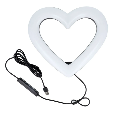 Led RING svjetiljka RGB Heart od 10 inča i tripod 256084