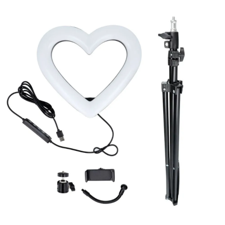 Led RING svjetiljka RGB Heart od 10 inča i tripod 256087
