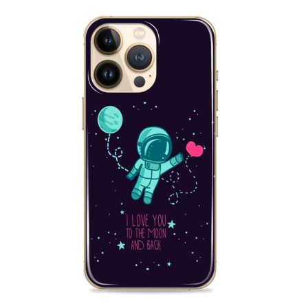 Silikonska Maskica za mobitel - "I love you to the Moon and back" Astronaut - LV11 245219