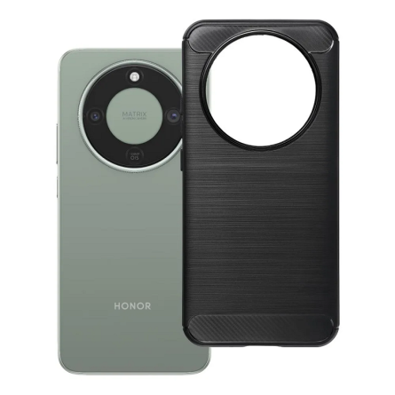 Silikonska Carbon Maskica za Honor Magic 8 Lite - Crna 266517