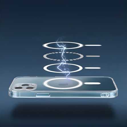 Magnetna Prozirna maskica za iPhone 15 Plus 221326