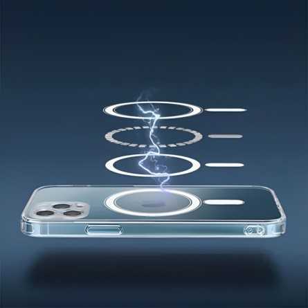 MagSafe Prozirna Silikonska maskica za Samsung Galaxy S24 245263