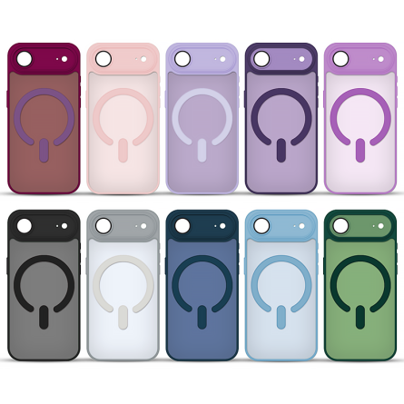 MagSafe poluprozirna maskica s obojenim rubovima za iPhone 17 Air - Više boja 257030