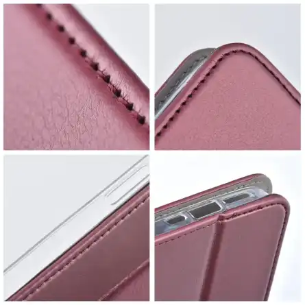 Smart Magnetic Maskica za Samsung Galaxy S25 Edge - Bordo 258982