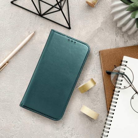 Smart Magnetic Maskica za Huawei Nova 12i - Tamno zelena 243664