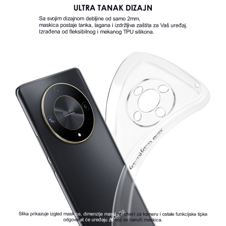 Ultra tanka Prozirna Silikonska maskica za Huawei Y9 (2018) 229783