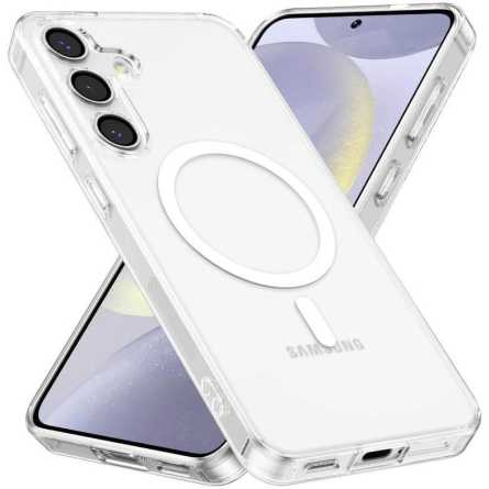 MagSafe Prozirna Silikonska maskica za Samsung Galaxy S24 FE 265490