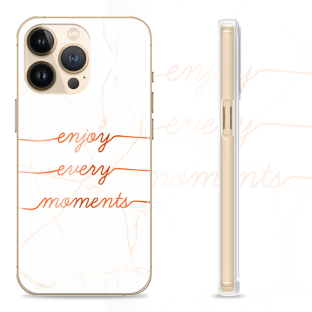 Silikonska Maskica za mobitel - "Enjoy every moment" marble - MBL16 239067