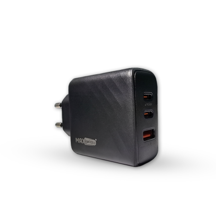 Max Excell zidni punjač ZC33 PDQC - USB + 2x Type C - 45W 251095