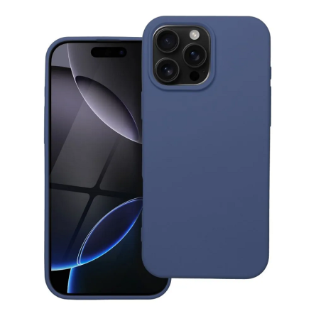 Mekana Silikonska Maskica za iPhone 16 Pro Max - Tamno Plava 252222