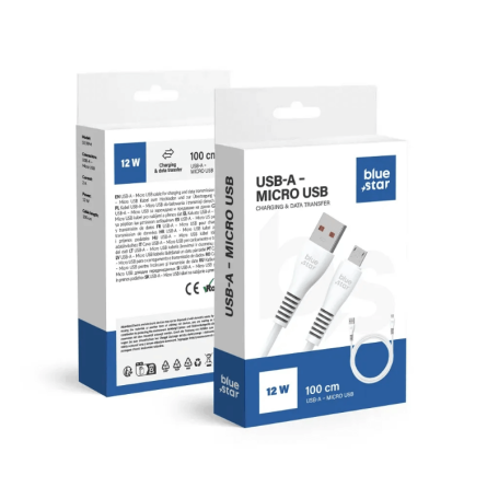 MicroUSB na USB data kabel - 100cm - 2A 260636