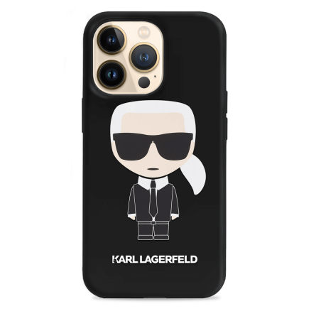 Crna Karl Lagerfeld silikonska maskica - motiv2 225214