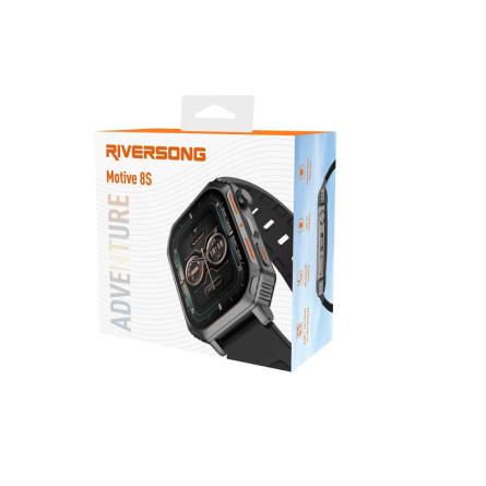 Riversong smartwatch Motive 8S SW803 - Sivi 242702