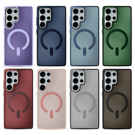 MagSafe poluprozirna maskica s obojenim rubovima za Samsung Galaxy S26 Ultra - Više boja 263636