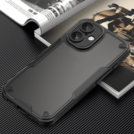 Defender Matt maskica za iPhone 16 - Crna 250326