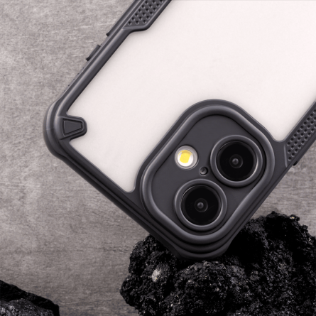 Defender Matt maskica za iPhone 16 - Crna 250328