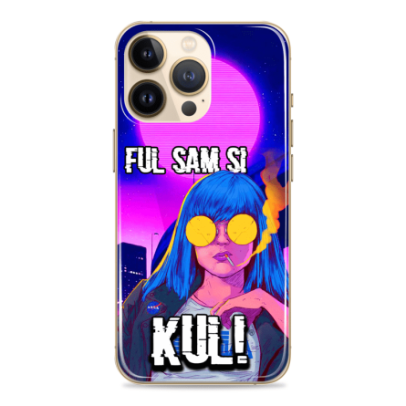 Silikonska Maskica za mobitel - "Ful sam si kul" djevojka - NOR14 239351