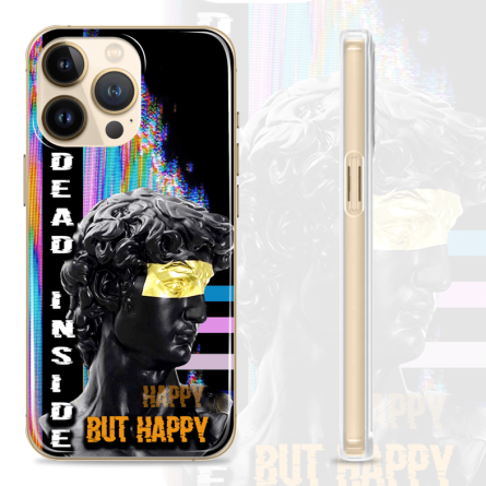 Silikonska Maskica za mobitel - "Dead inside, but happy" - NOR30 239250