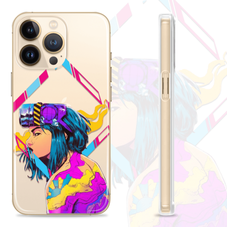 Silikonska maskica za mobitel s apstraktnim motivom - NOR41 239228