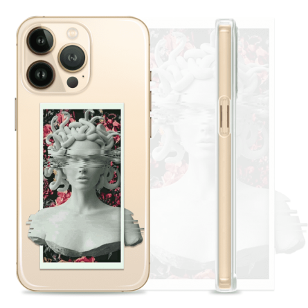 Silikonska maskica za mobitel s apstraktnim motivom - NOR47 239216