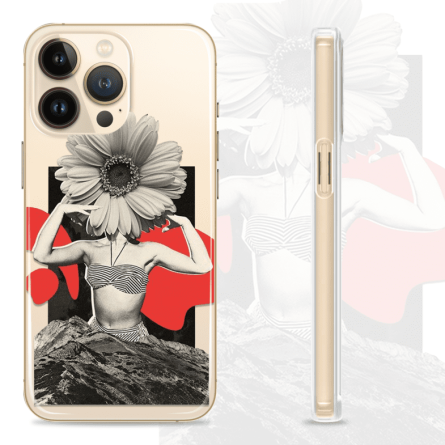 Silikonska maskica za mobitel s apstraktnim motivom - NOR48 239214