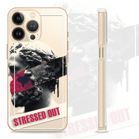 Silikonska maskica za mobitel s apstraktnim motivom - NOR60 239189