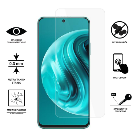 Zaštitno Staklo za ekran za Huawei Nova 12i / Nova Y90 (2D) - (Prozirno) 253520