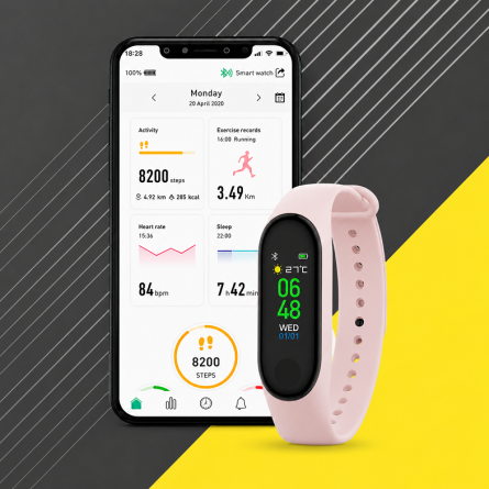 Forever SB-50 FitBand Pametna narukvica - Roza 267054