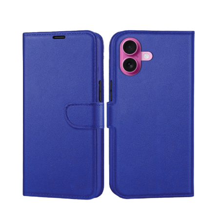 Preklopna maskica za iPhone 16 Plus - Plava 239741