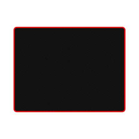 Podloga za miš sa crvenim rubom – 30x24cm 224941