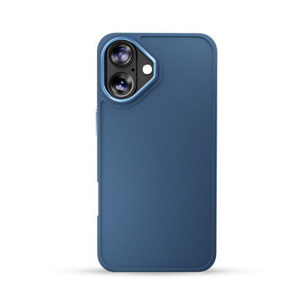 Frame Premium maskica za iPhone 16 - Plava 250179