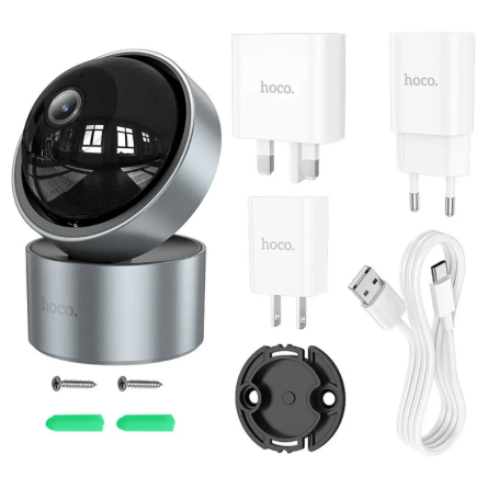 Hoco Unutrarnja Kamera 3MP Full HD D3 - srebrna 268330
