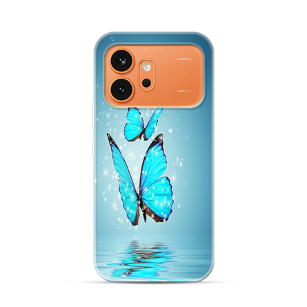Silikonska Maskica za Honor 600 - Blue Butterfly 268419